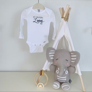 My Grandpa Loves Me Onesie